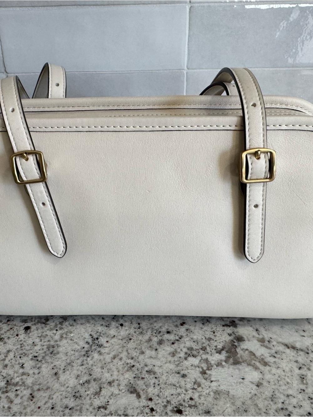 Coach Swing Zip in Chalk - Picture 2 of 6